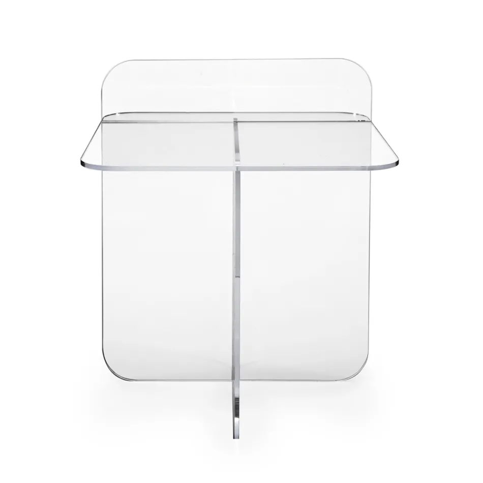 Modern Plexiglass Lounge Coffee Table Made in Italy - Ariel Viadurini