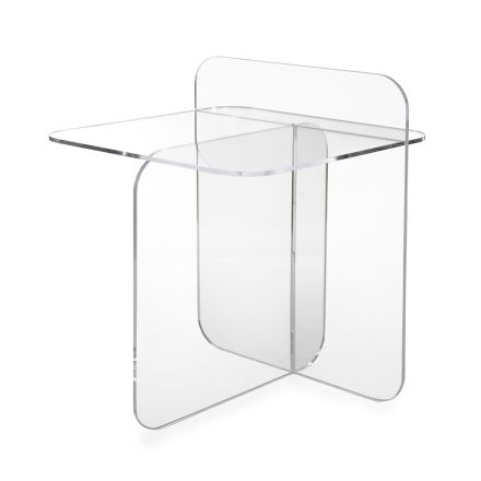 Modern Plexiglass Lounge Coffee Table Made in Italy - Ariel Viadurini
