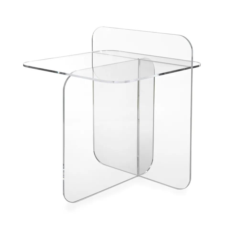 Modern Plexiglass Lounge Coffee Table Made in Italy - Ariel Viadurini