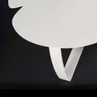 contemporary metal coffee table laser cut flower shape Andy Viadurini