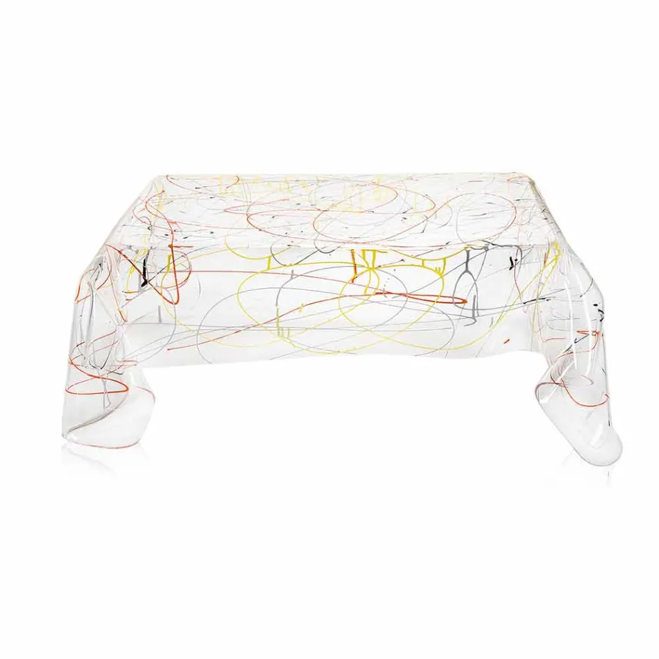 Modern plexiglass coffee table made in Italy, Asia Viadurini