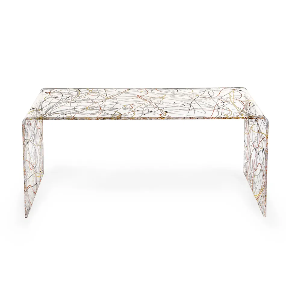 Modern Plexiglass Coffee Table Made in Italy - Vichy Viadurini