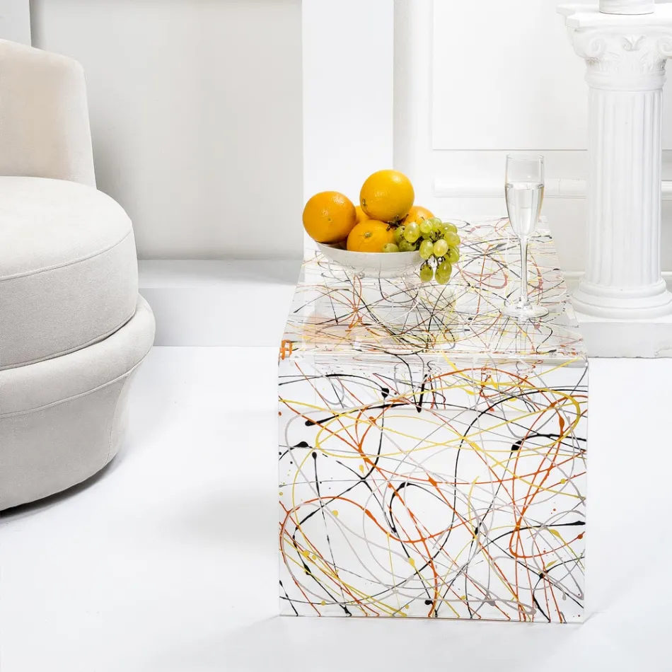 Modern Plexiglass Coffee Table Made in Italy - Vichy Viadurini