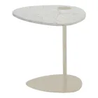 Coffee Table for Lounge in Metal and Marquinia Marble, Luxury Design - Yassine Viadurini