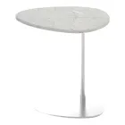 Coffee Table for Lounge in Metal and Marquinia Marble, Luxury Design - Yassine Viadurini