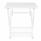 Square Folding Outdoor Coffee Table in Painted Aluminium - Hunt Viadurini