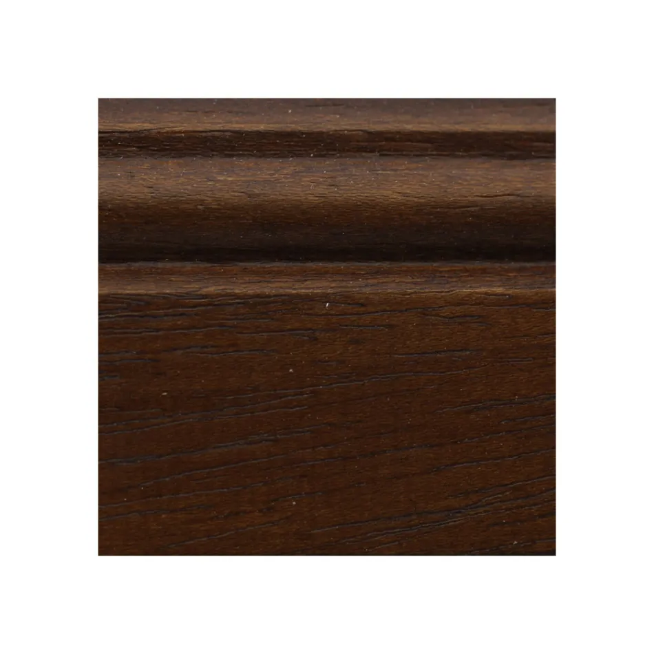 Rectangular coffee table with 4 drawers and 2 wooden pulls Made in Italy - Ade Viadurini