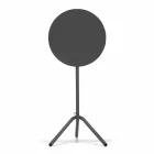 Round High Outdoor Table in Metal and Sheet Made in Italy - Baldric Viadurini