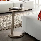 Lacquered MDF Coffee Table with Solid Wood Frame Made in Italy - Tobiko Viadurini