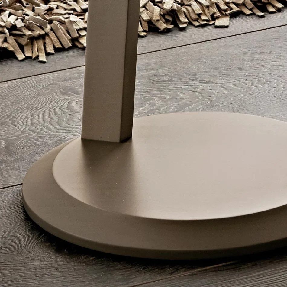 Lacquered MDF Coffee Table with Solid Wood Frame Made in Italy - Tobiko Viadurini