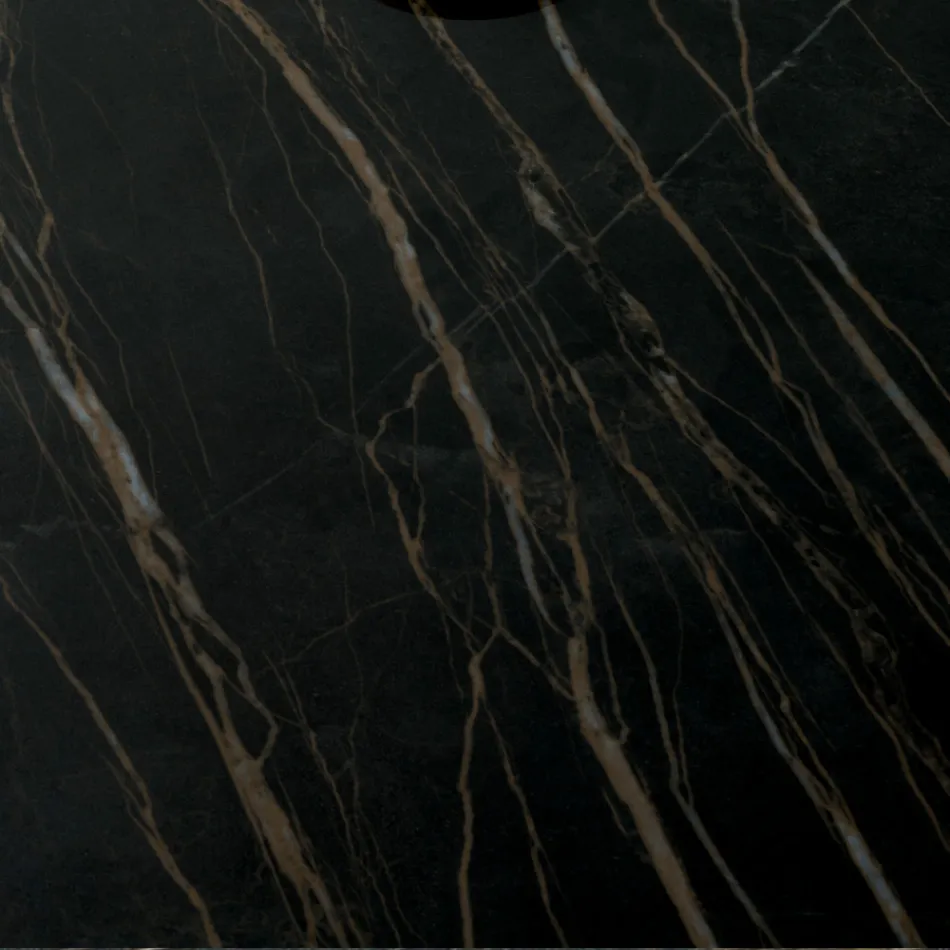 Convertible Extendable Coffee Table in Metal and Ceramic - Gioacco Viadurini