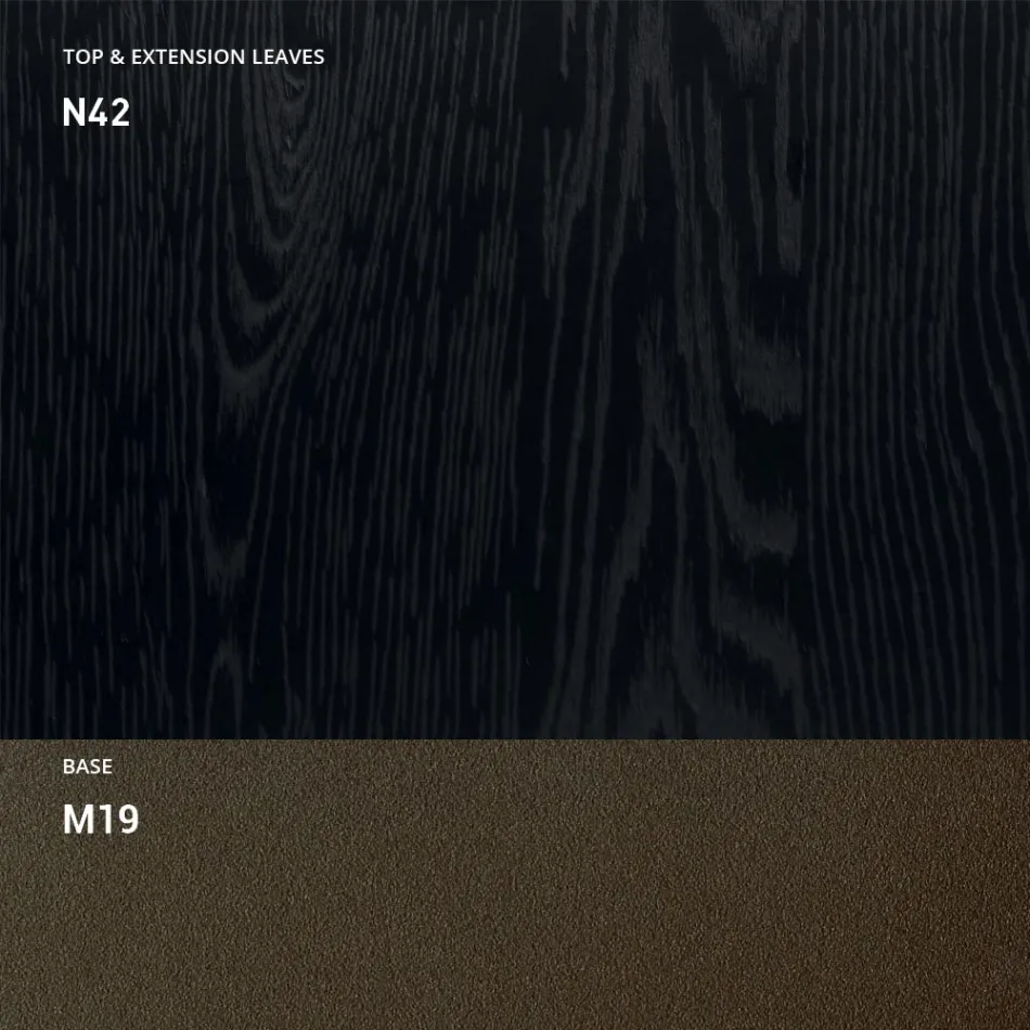 Transformable Coffee Table in Metal and Wood Made in Italy - Veneris Viadurini