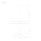 Transformable Coffee Table in Metal and Wood Made in Italy - Veneris Viadurini