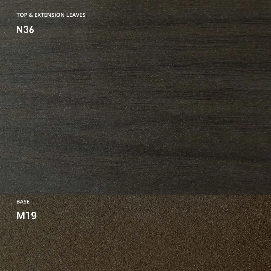 Transformable Coffee Table in Metal and Wood Made in Italy - Veneris Viadurini