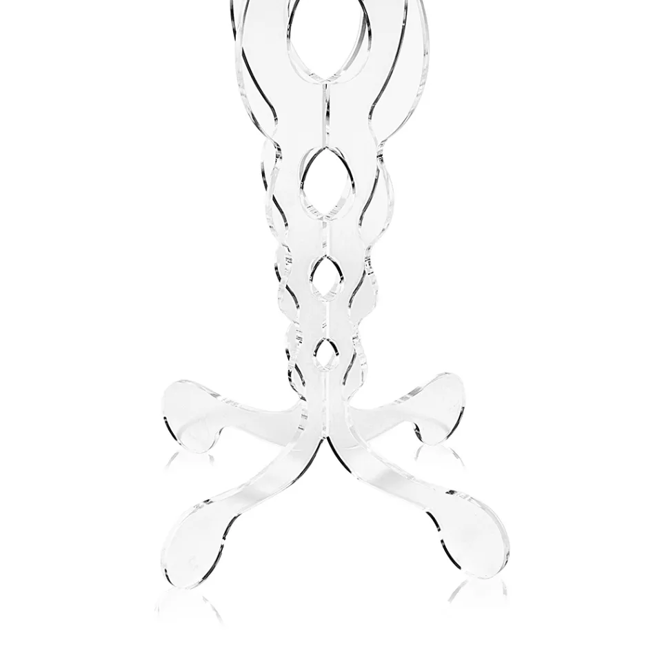 Round Coffee Table in Transparent Plexiglass 2 Dimensions - Phosphorus Viadurini