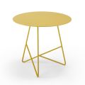 Round Garden Coffee Table in Metal in Various Colours and 3 Sizes - Magali