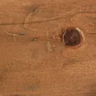 Round Coffee Table in Recycled Wood and Steel White or Grey - Genoveffa Viadurini