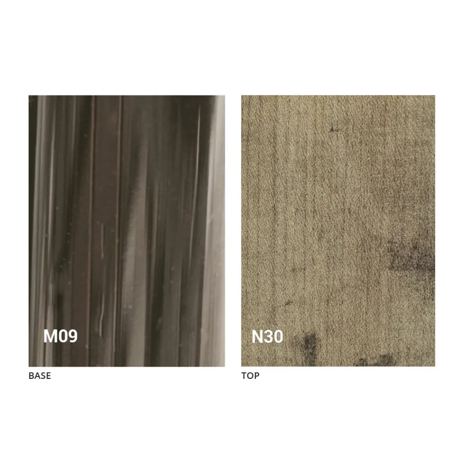 Transforming Coffee Table in Wood and Black Metal Made in Italy - Niverio Viadurini