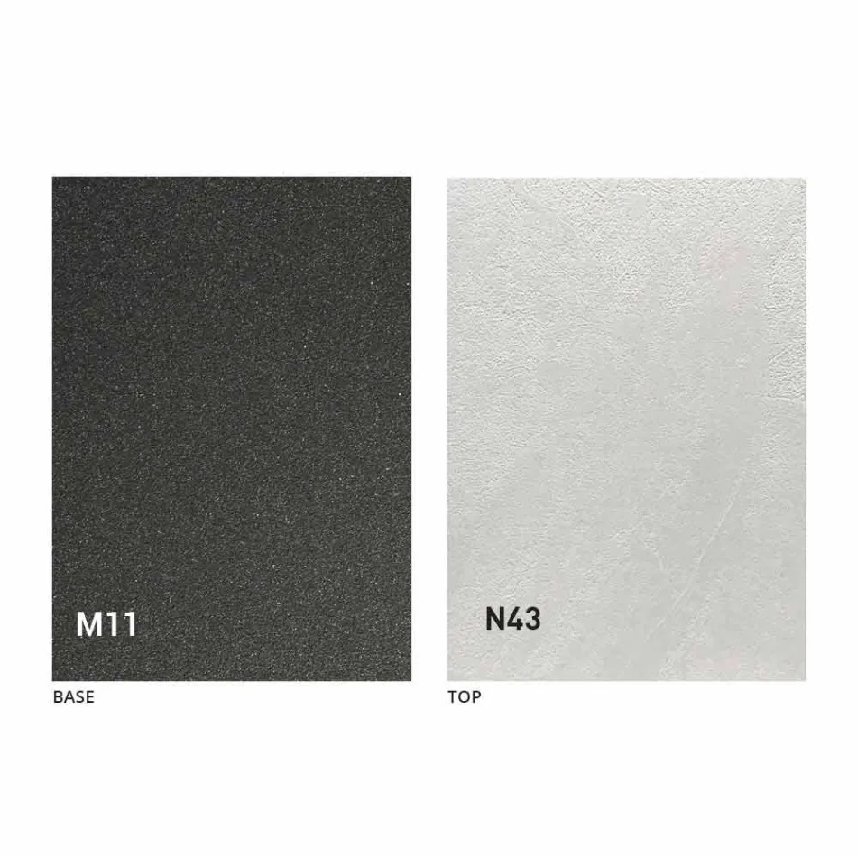 Coffee Table Convertible into a Dining Table Wood Top and Metal Base - Peach Viadurini