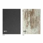 Coffee Table Convertible into a Dining Table Wood Top and Metal Base - Peach Viadurini