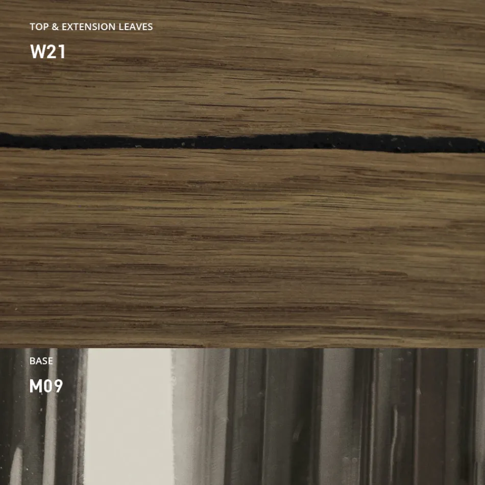 Modern Transformable Coffee Table in Metal and Wood Made in Italy - Universe Viadurini