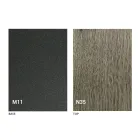 Modern Transformable Coffee Table in Graphite Metal and Wood Top - Sistocle Viadurini