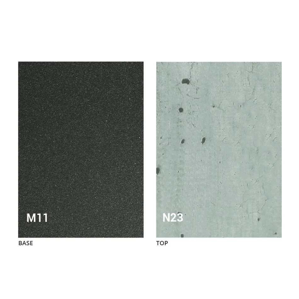 Modern Transformable Coffee Table in Graphite Metal and Wood Top - Sistocle Viadurini