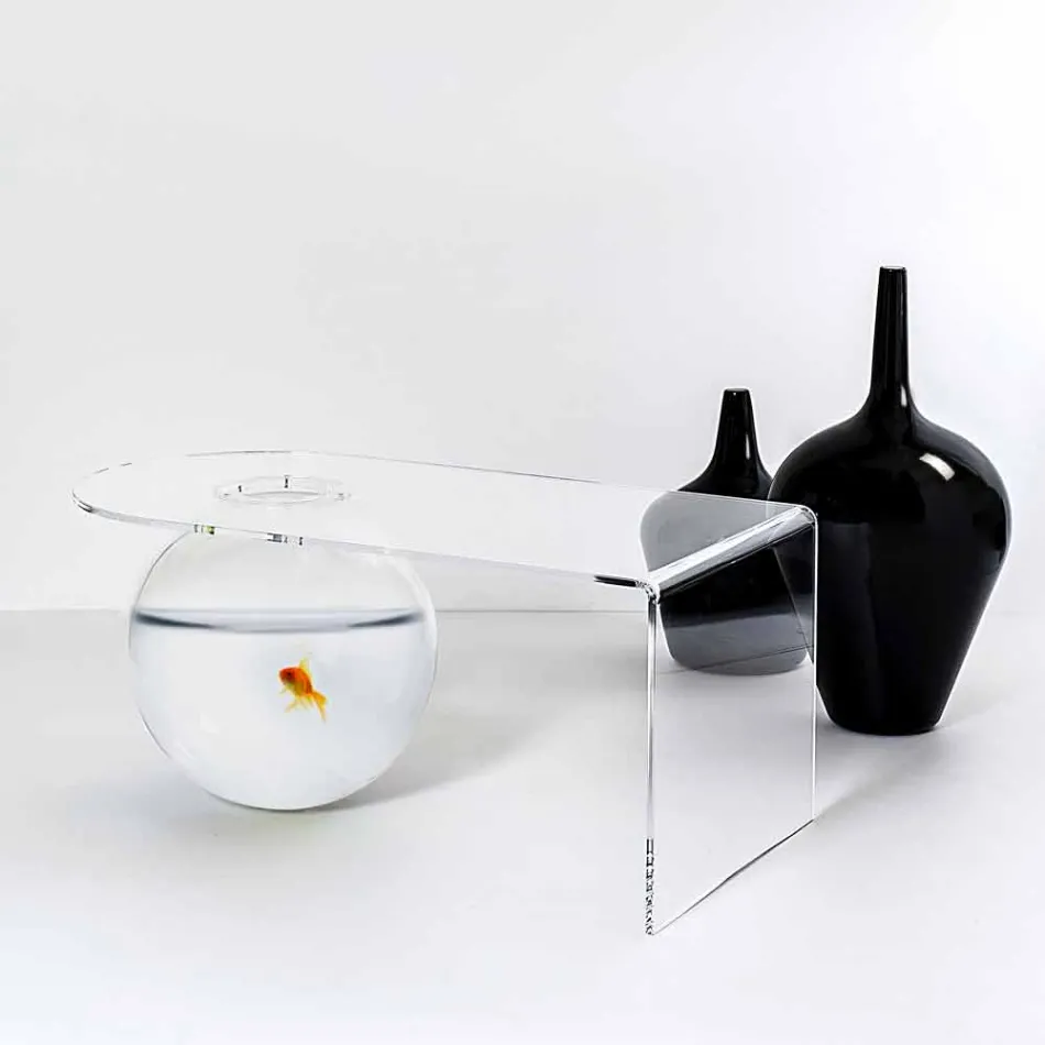 Contemporary modern design coffee table L90xH40xP48 cm Bolly, made in Italy Viadurini