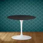 Eero Saarinen Tulip Coffee Table H 41 in Domoos Ceramic Made in Italy - Scarlet Viadurini