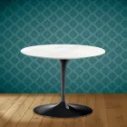 Tulip Coffee Table Eero Saarinen H 41 in Rem Ceramic Made in Italy - Scarlet Viadurini