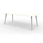 220x100 cm Outdoor Aluminium Table in Different Finishes - Resplendent Viadurini