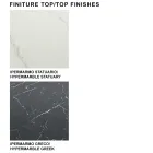 Modern Barrel Table in Ceramic and Rose Gold Steel Made in Italy – Settimmio Viadurini