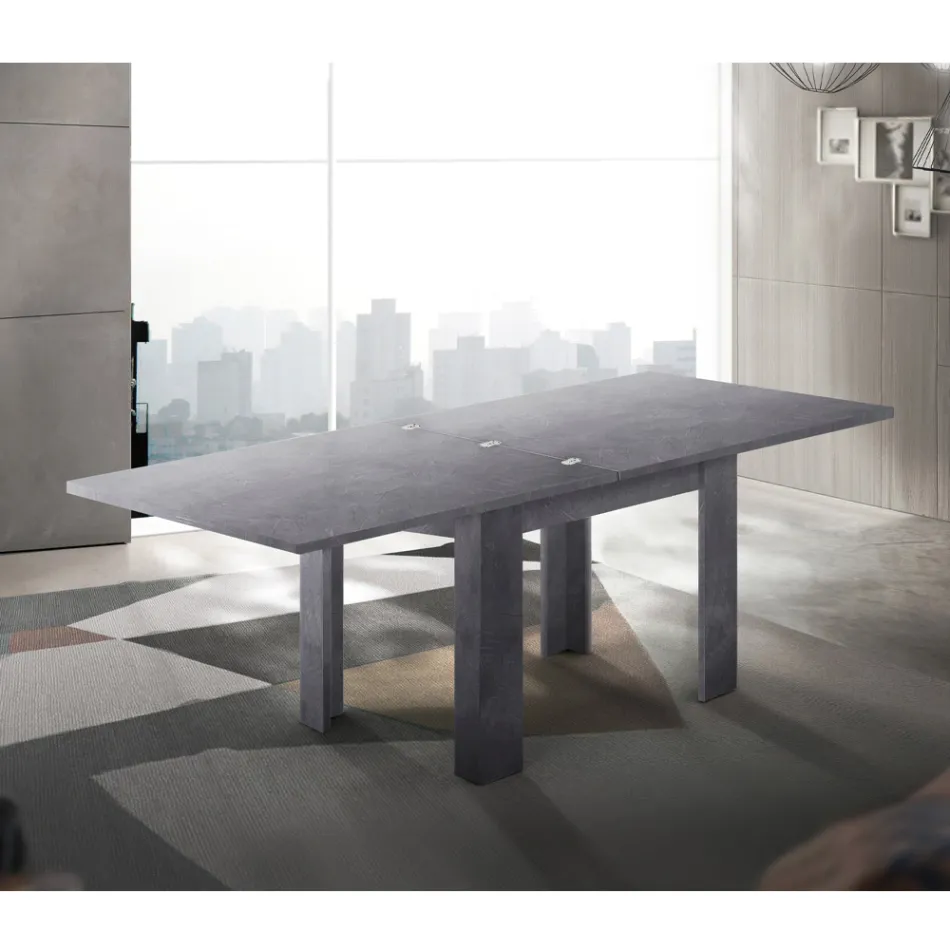 Sustainable Wood Extendable Table to 180 cm - Perro Viadurini