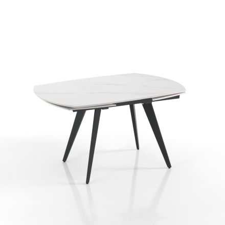 Extendable Table to 200 cm with Swivel Opening - Butego Viadurini
