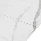 Extendable table to 200 cm in ceramic and steel - Belone Viadurini