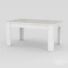 Design Dining Table Extendable to 210 cm in Sustainable Wood - Perro Viadurini