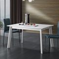 Extendable Table to 220 cm in Beech and Melamine Made in Italy - Toles