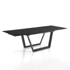 Extendable Table to 240 cm in Grey Steel - Bonito Viadurini