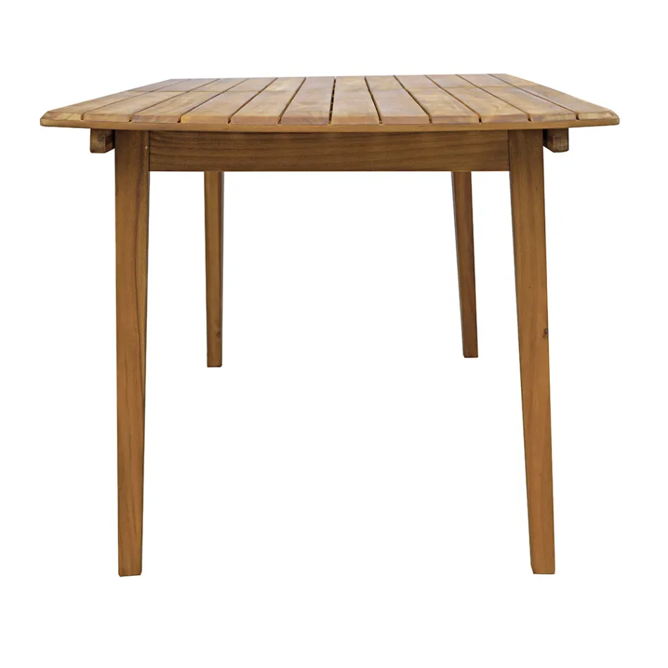 Extendable Table to 240 cm for the Garden Made of Acacia Wood - Sereno Viadurini