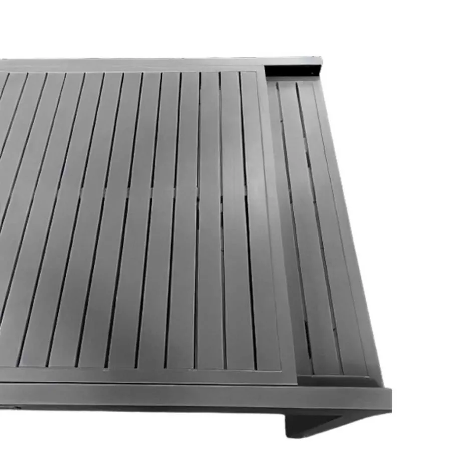 Extendable Table 270 cm Outdoor with Aluminium Frame - Sheet Viadurini