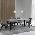 Extendable table to 284 cm in different sizes and finishes Made in Italy - Beach Viadurini