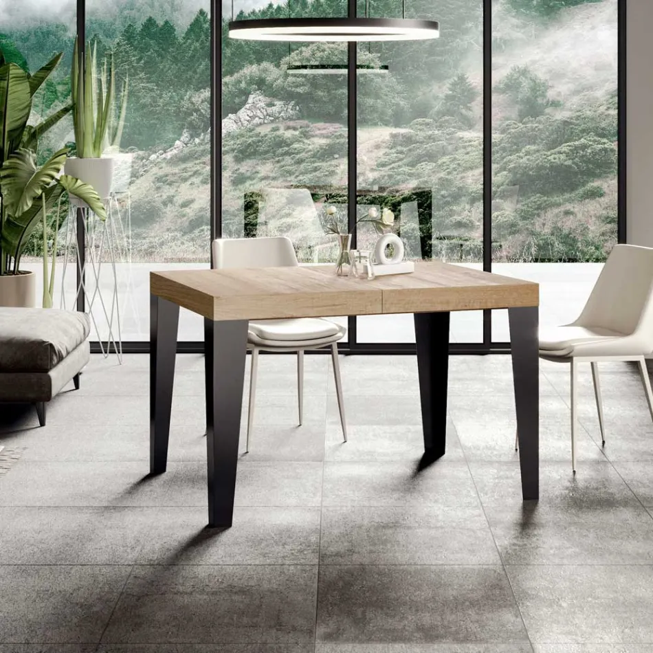 Extendable table to 440 cm in different sizes and finishes Made in Italy - Beach Viadurini