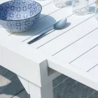 Outdoor Extendable Table with Aluminium Slatted Top - Supernova Viadurini
