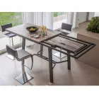 Extendable Dining Table in Wood and Metal up to 280 cm - Gallotto Viadurini