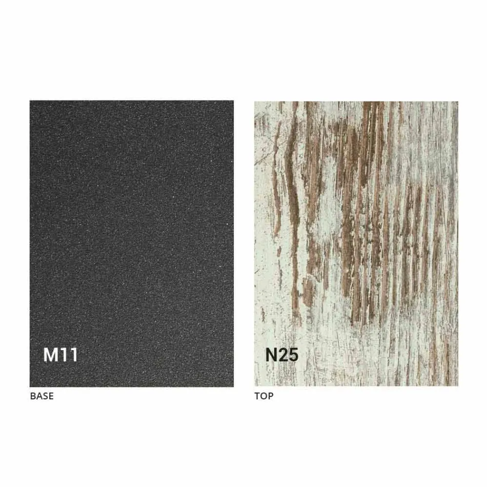 Extendable Dining Table in Wood and Metal up to 280 cm - Gallotto Viadurini