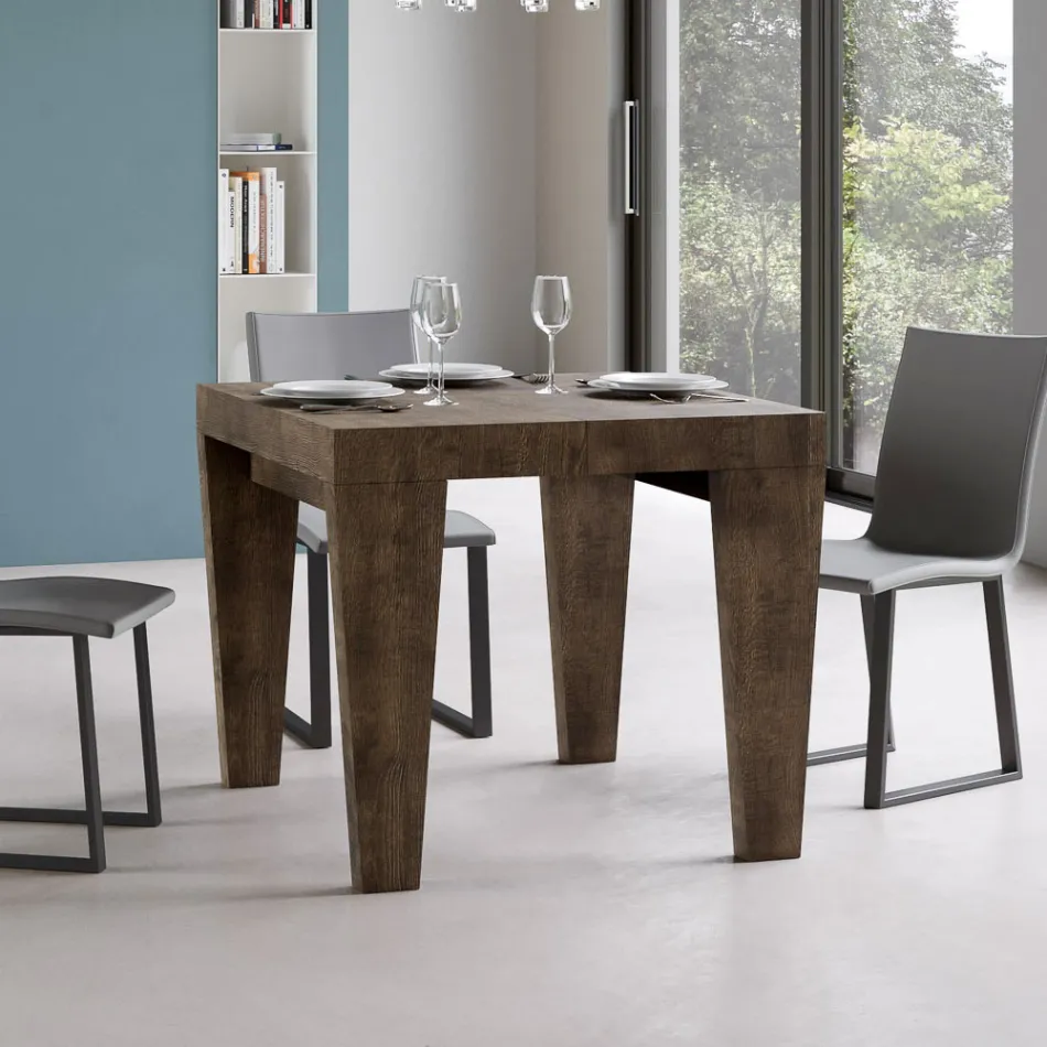 Extendable Table Available in Different Finishes Made in Italy - Mountain Viadurini