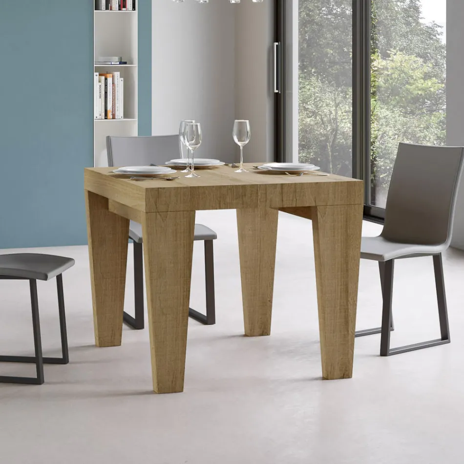 Extendable Table Available in Different Finishes Made in Italy - Mountain Viadurini