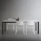 Extendable Square Table Up to 232 cm in HPL Made in Italy - Filiberto Viadurini