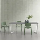 Extendable Table Up to 238 cm with Laminam Top Made in Italy - Pablito Viadurini
