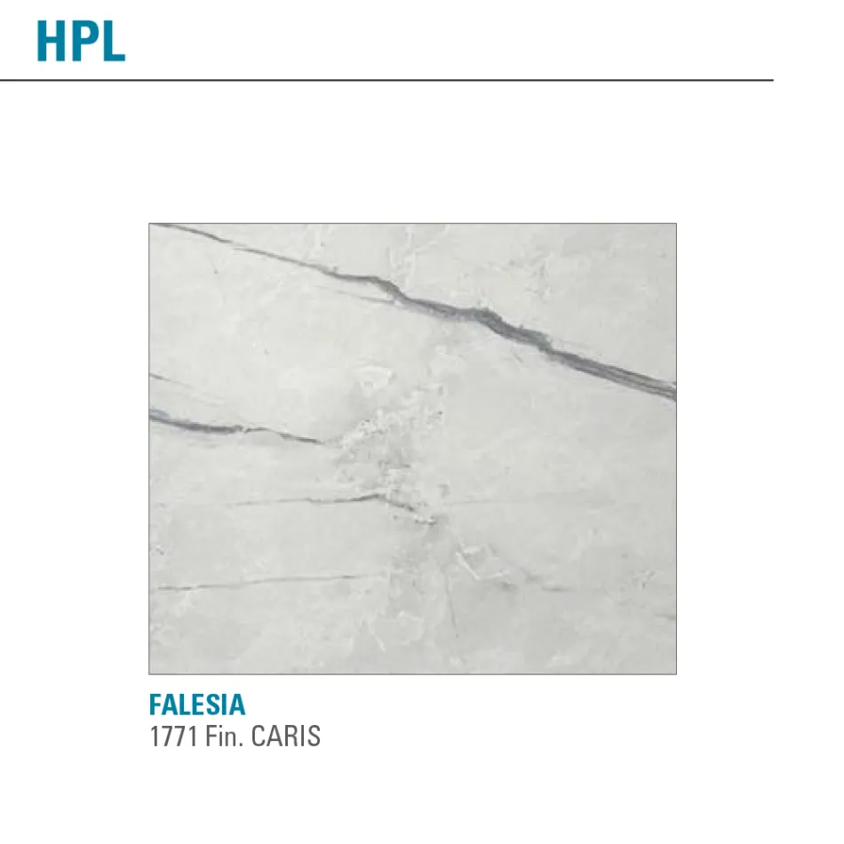 Extendable Table Up to 238 cm Metal and Colored Hpl Made in Italy - Pablito Viadurini